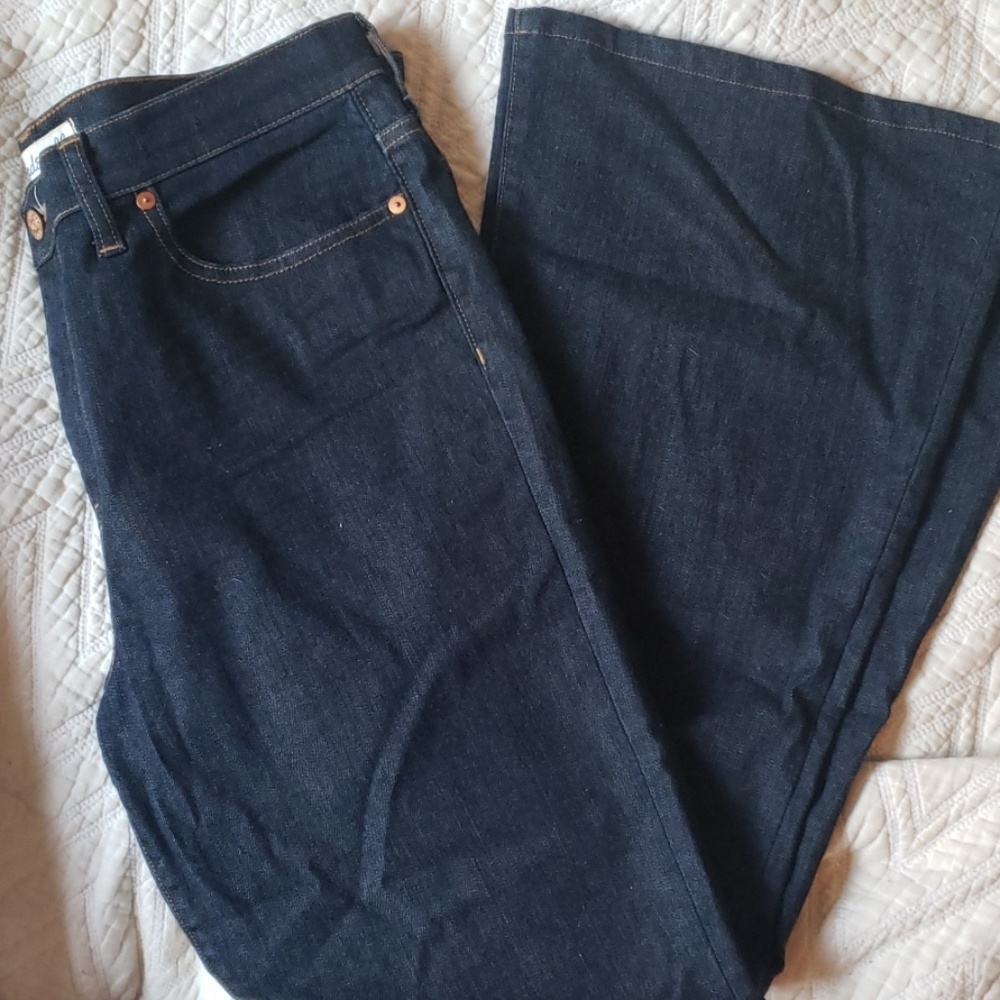 Madewell Dark Wash Flare Jeans